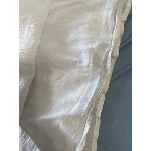 Old Navy Beachy Sundress Large Lattice Detail Event White Graduation Resort - Picture 8 of 10